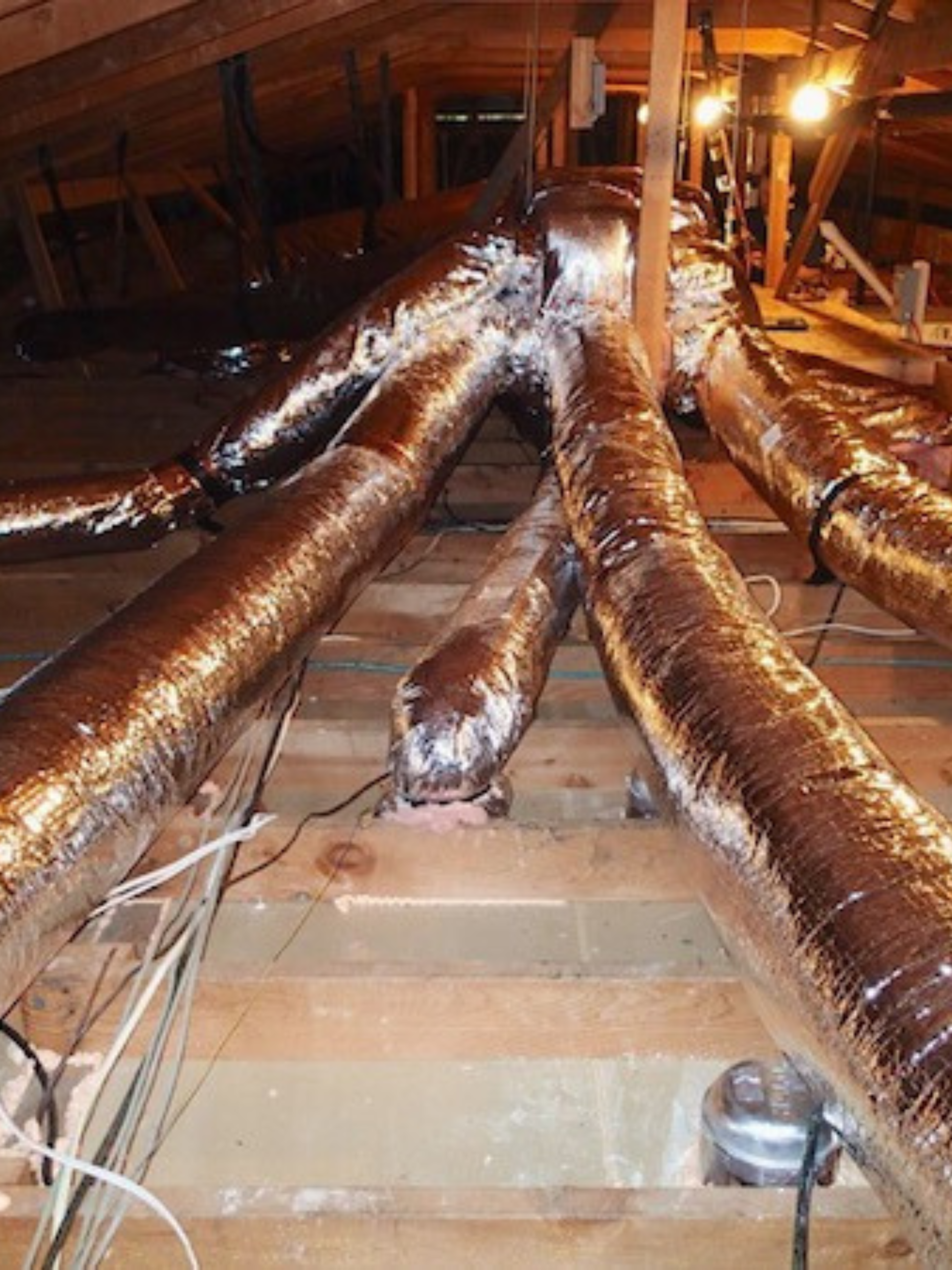 Ductwork installation & sealing Shark A/C & Refrigeration